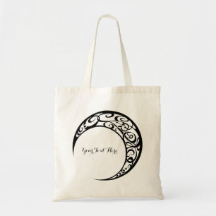 Personalised Tribal Moon Symbol Tote Bag