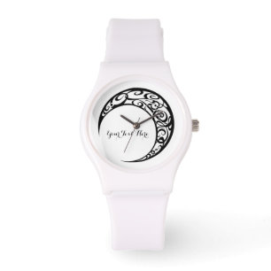 Personalised Tribal Moon Symbol Watch