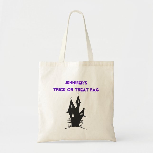 Personalised Trick or Treat Bag (Front)