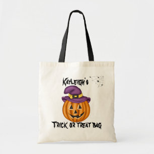 Personalised trick or treat bag