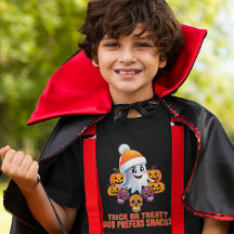 Personalised Trick or Treat Boo Funny Halloween