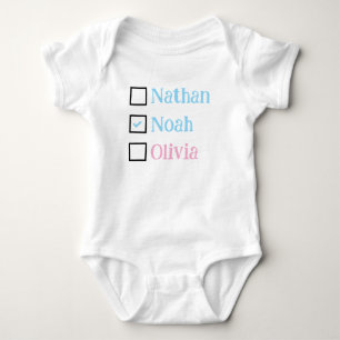 Personalised Triplets Gift, Custom Triplet Babies  Baby Bodysuit