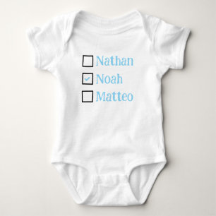 Personalised Triplets Gift, Custom Triplet Babies Baby Bodysuit