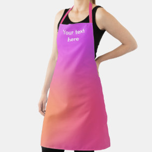 Personalised Tropical Colours Apron