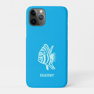 Personalised Tropical Fish Nautical iPhone Case
