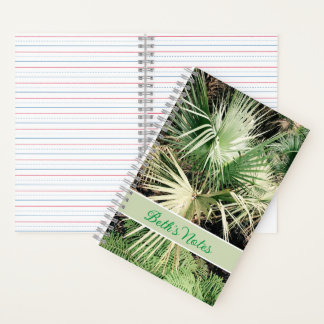 Personalised Tropical Graphic Palm Tree Notebook