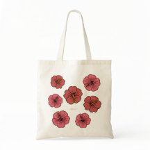 Personalised Tropical hibiscus pattern