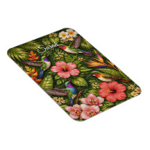 Personalised Tropical Hummingbird Vibrant