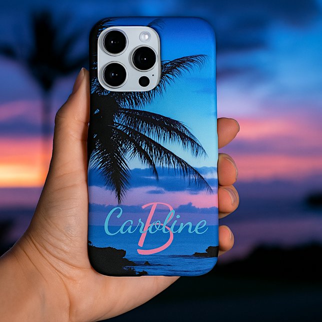 Personalised Tropical Island Beach Sunset Photo Case-Mate iPhone Case (Creator Uploaded)