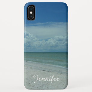 Personalised Tropical Island Beautiful Aqua Beach iPhone XS Max Case