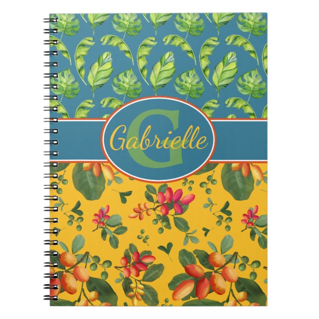 Personalised Tropical Island Notebook (Front)