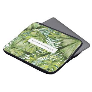 Personalised Tropical Palm Laptop Sleeve
