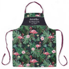 Personalised Tropical Pink Flamingo Apron