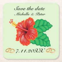 Personalised Tropical Wedding "Save The Date"