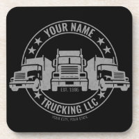 Personalised Trucker Big Rig Semi Truck Trucking