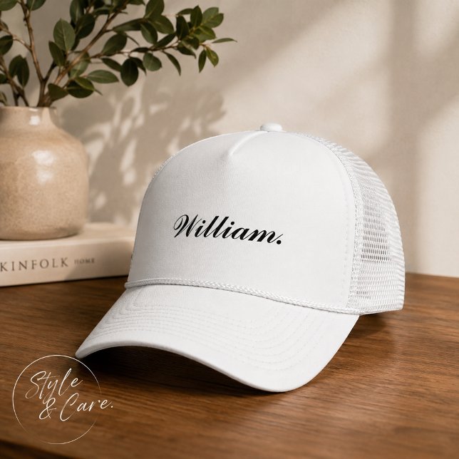 Personalised Trucker Hat with Custom Name (Personalized Trucker Hat with Custom Name)