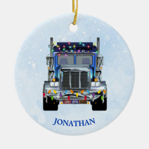 Personalised  Trucker Ornament