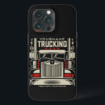 Personalised Trucking 18 Wheeler BIG RIG Trucker  iPhone 13 Pro Case<br><div class="desc">Personalised Eighteen Wheeler Trucker Big Rig Semi Truck Trucking Company Design - Customise with your Name and Custom Text!</div>
