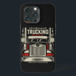 Personalised Trucking 18 Wheeler BIG RIG Trucker  iPhone 13 Pro Case<br><div class="desc">Personalised Eighteen Wheeler Trucker Big Rig Semi Truck Trucking Company Design - Customise with your Name and Custom Text!</div>