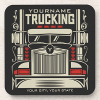 Personalised Trucking 18 Wheeler BIG RIG Trucker