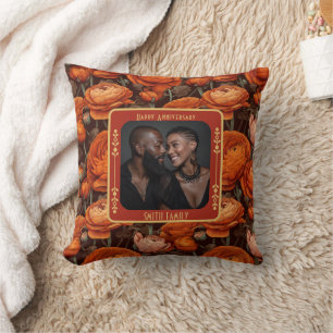 Personalised True Love5Th Anniversary Throw Pillow