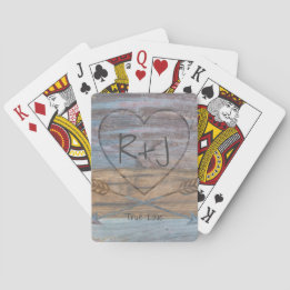 Personalised True Love Playing Cards