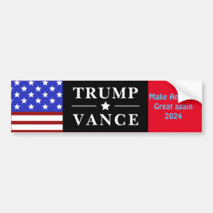 Personalised Trump Vance 2024  Bumper Sticker