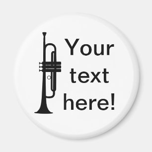 Personalised Trumpet Magnet