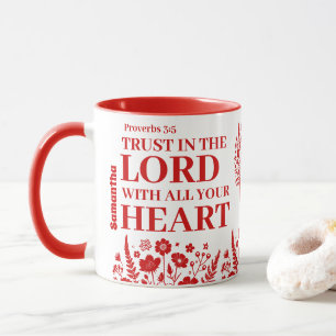 Personalised Trust in the Lord Christian Gift Mug