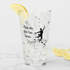 Personalised Trust Me You Can Dance Glass Tumbler 
