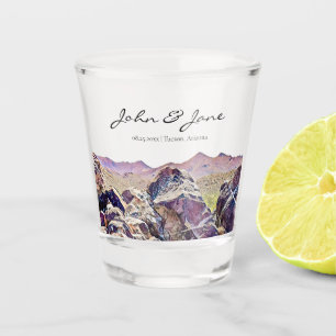 Personalised Tucson Arizona Desert Shot Glass