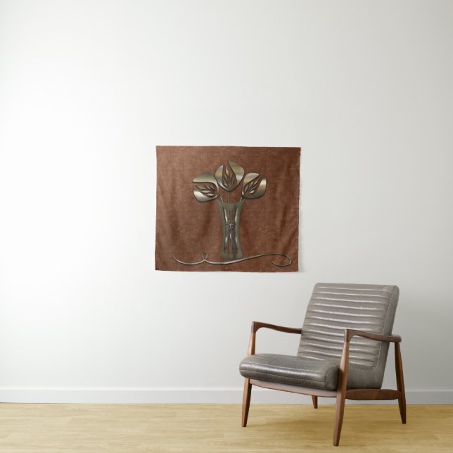 Personalised Tulips Tapestry (In Situ (Horizontal))