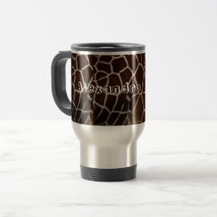 Personalised  Tumbler With Handle, Lid, and Straw Travel Mug
