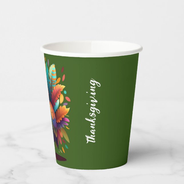 Personalised tumbler with Turkey  Paper Cups (Left)
