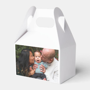 Personalised Two Photo Double Sided Family Favour Box