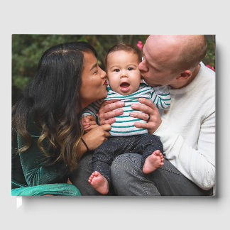 Personalised Two Photo Double Sided Family Guest Book