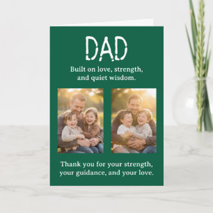 Personalised Two Photo Template Father's Day