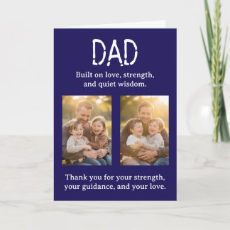 Personalised Two Photo Template Father's Day