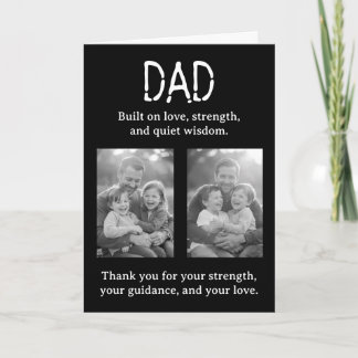 Personalised Two Photo Template Father's Day