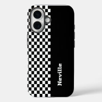 Personalised Two-Tone Checkerboard