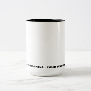 Personalised Two-Tone coffee mug
