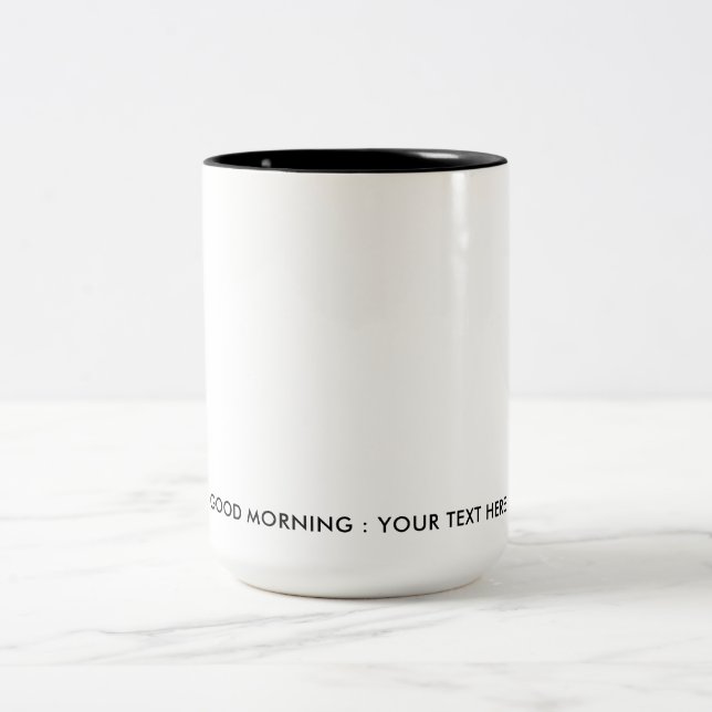 Personalised  Two-Tone coffee mug (Center)
