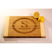 Personalised Two-Tone Cutting Board - Smith Design