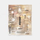 Personalised Typography Subway Art Bokeh Snowflake