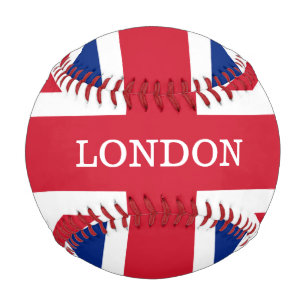 Personalised UK United Kingdom Union Jack Flag Baseball