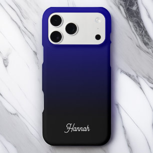 Personalised Ultramarine Black Ombre