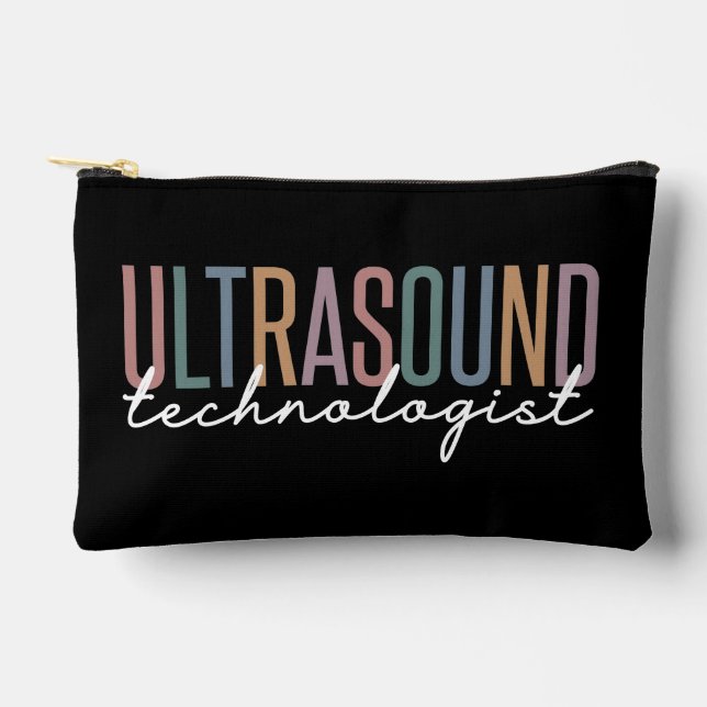 Personalised Ultrasound Technologist Gifts Accessory Pouch (Front)