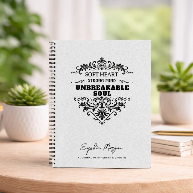 Personalised Unbreakable Soul Spiral Notebook (Creator Uploaded)