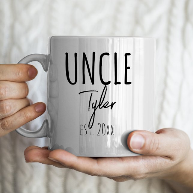 Personalised Uncle & Est. Year Coffee Mug (Creator Uploaded)