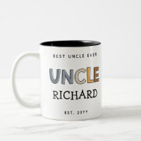 Personalised Uncle Gift Best Uncle Ever Cute